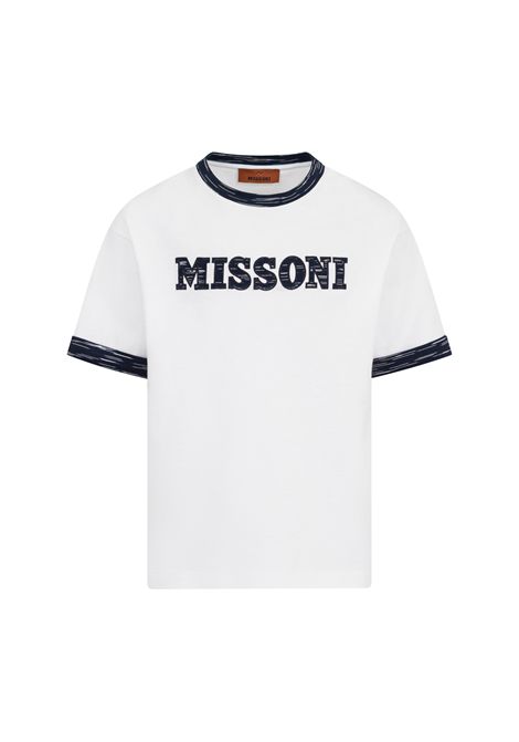 T-shirt con stampa MISSONI KIDS | MY8Q21 Z3672100BL